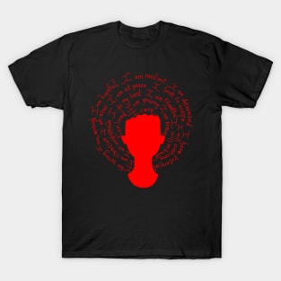 Self Care Matters Red Silhouette T-Shirt